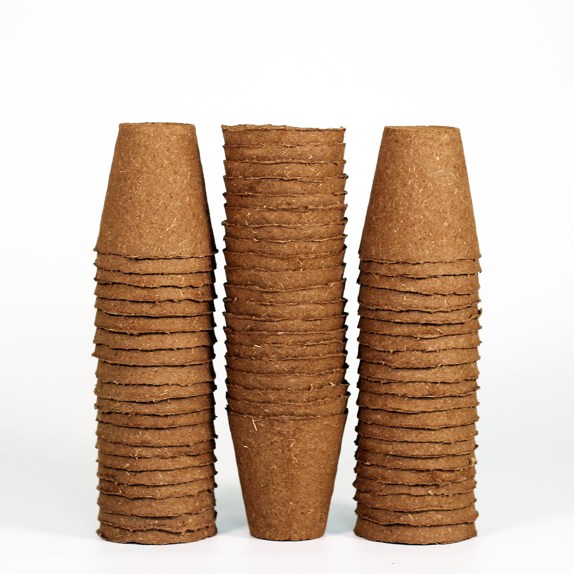 3" Naked Pots | Plantable Seed Starter Pots - Organic & Biodegradable