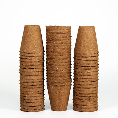 plants for 3 inch pots 3" Naked Pots - Seedling Pots Made from Natural Spruce Fibers